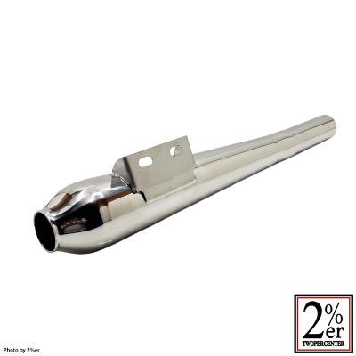 SR400/500  スリップオン  ラウンドメガホンマフラーのサムネイル画像