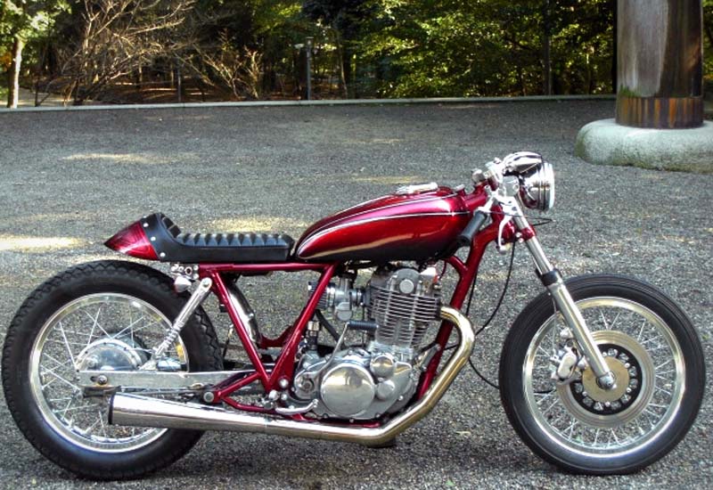 SR400ロンスイ ロングスイングアーム - バイク